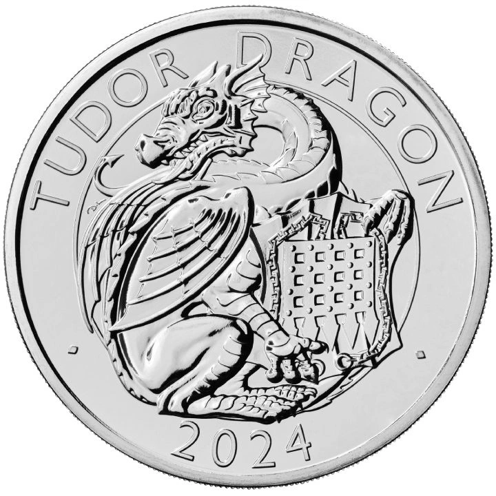 The Royal Tudor Beasts: The Tudor Dragon Miedzionikiel 2024