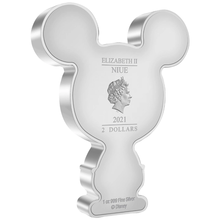 Niue: Disney - Mickey Chibi Coin kolorowany 1 uncja Srebra 2021 Proof