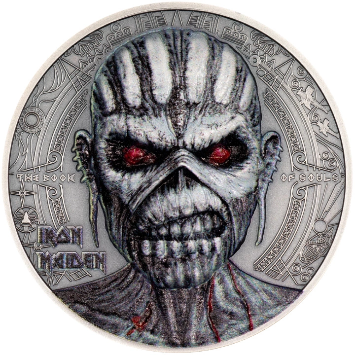 Iron Maiden The Book of Souls サイン入り RARE IRON MAIDEN