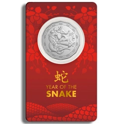 RAM: Lunar - Rok Węża Miedzionikiel 2025 Tetradecagon Coin