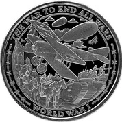 Patriot II: World War I 1 uncja Srebra 2019 Prooflike Round