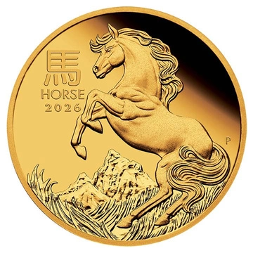 Perth Mint: Lunar III - Rok Konia 1/10 uncji złota 2026 Proof