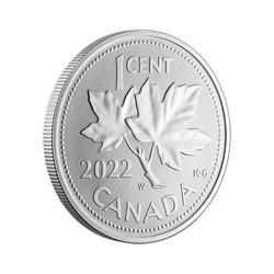 Canada: Farewell to the Penny - W Mint Mark 1 uncja Srebra 2022 Specimen