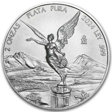 Mexican Libertad 2 uncje Srebra 2024