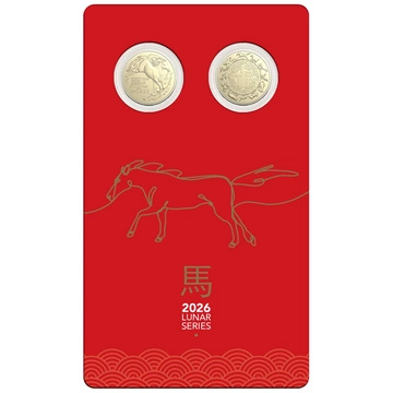 RAM: Zestaw 2 monet Lunar - Rok Konia 2026
