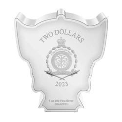 Niue: Marvel Thor Chibi Coin kolorowany 1 uncja Srebra 2023 Proof