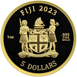 Fiji: Asian Mythical Creatures - Unicorn 1 uncja Złota 2023