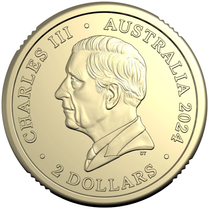 RAM: War Animals Remembrance kolorowany $2 Brąz Aluminiowy 2024 "C" Mintmark