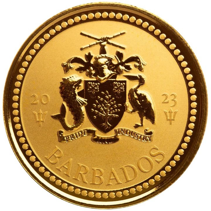 Barbados: Trident 1 uncja Złota 2023