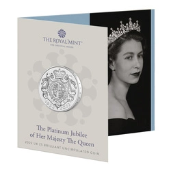 The Platinum Jubilee of Her Majesty The Queen £5 28.28 gramów Miedzioniklu 2022 
