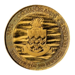 Cayman Islands: Marlin 1/10 uncji Złota 2025
