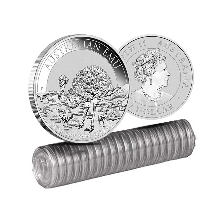 Australijski Emu 1 uncja Srebra 2023