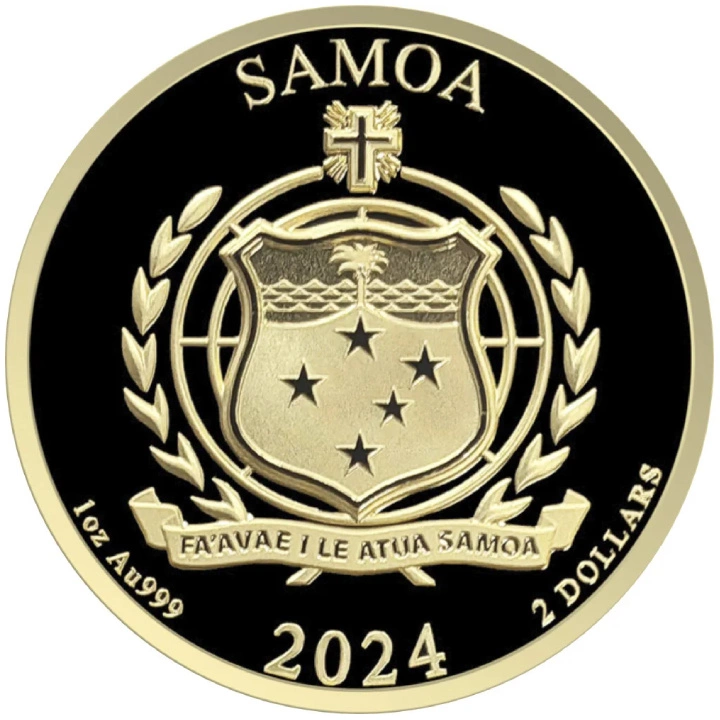 Samoa: Golden Eagle 1 uncja Złota 2024 Prooflike