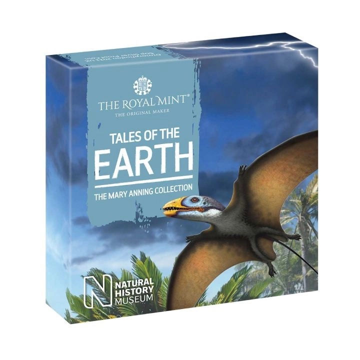 Tales of the Earth: Dimorphodon 50p Srebro 2021 Proof
