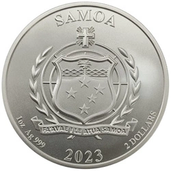 Samoa: Four Guardians - Vermilion Bird 1 uncja Srebra 2023