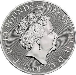 Św. Jerzy i Smok 10 Uncji Srebra 2019