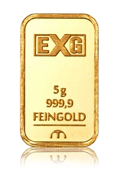 EXG 5 gramów Sztabka Złota Wesołych Świąt