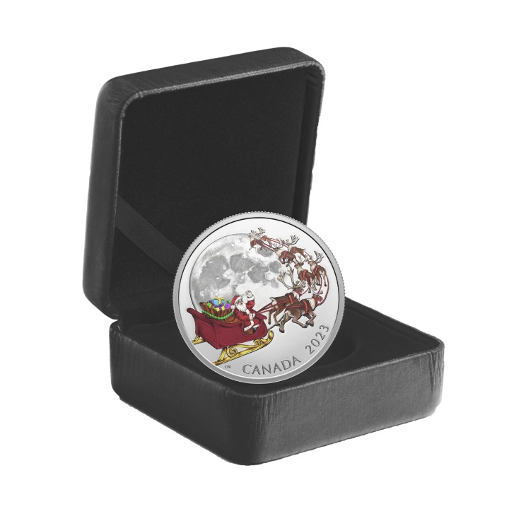 Canada: The Magic of the Season kolorowany $20 Srebro 2023 Proof