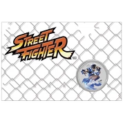 Tuvalu: Street Fighter - Chun Li kolorowana 1 uncja Srebra 2022 (Moneta w karcie)