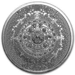 Aztec Calendar 1 uncja Srebra