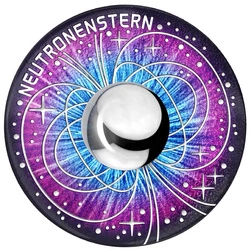 The Uncharted Universe: The Neutron Star kolorowany 20 Euro Srebro 2023 Proof