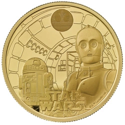 Star Wars: R2-D2 and C-3PO 1 uncja Złota 2023 Proof
