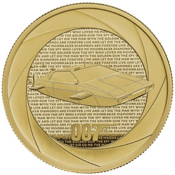 Bond Films of the 70s 1 uncja Złota 2023 Proof