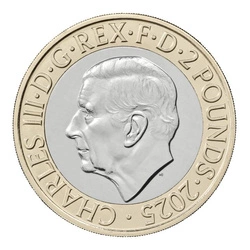 200 Years of the Modern Railway £2 Miedzionikiel