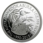 Kookaburra 1 uncja Srebra 2015 PROOF (WORLD MONEY FAIR) NISKI NAKŁAD