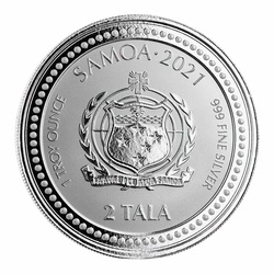 Samoa: Alpha & Omega 1 uncja Srebra 2021 Prooflike