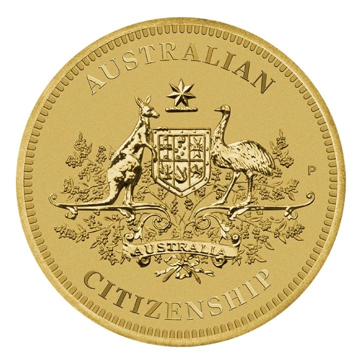 Australian Citizenship $1 Brąz Aluminiowy 2023 (moneta w karcie)