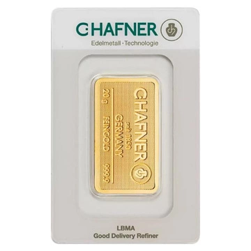 Sztabka Złota 20 g C Hafner