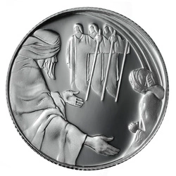Abraham and the Angels 2 NIS Srebro 2006 Proof