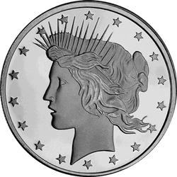 Dolar Wolności 1 uncja Srebra Round