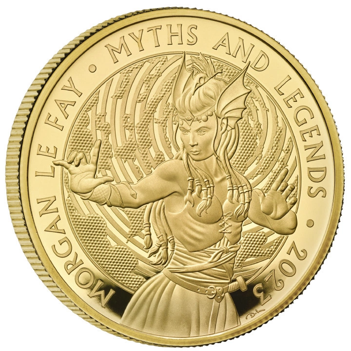 Myths & Legends: Morgan Le Fay 1 uncja Złota 2023 Proof