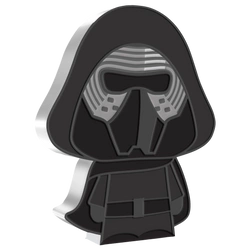 Niue: Star Wars - Kylo Ren Chibi Coin kolorowany 1 uncja Srebra 2021 Proof