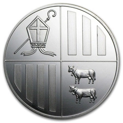 Orzeł z Andory (Andorra Eagle) 1 Diner 1 uncja Srebra 2008