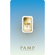 5 gramów Sztabka Złota Pamp Suisse Judaizm