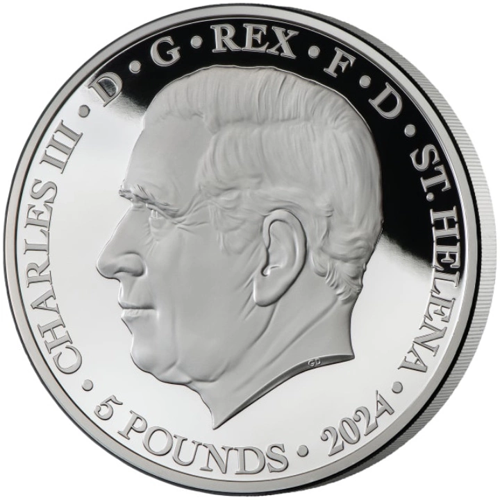 St Helena: Faerie Queene - Redcrosse & The Dragon 5 uncji Srebra 2024 Proof