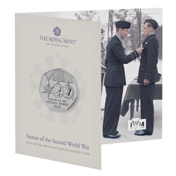 Stories of The Second World War 50p Miedzionikiel 2025