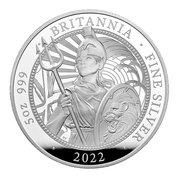 Britannia 5 uncji Srebra 2022 Proof