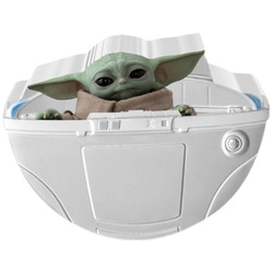 Niue: Star Wars The Mandalorian - Grogu Pod kolorowany 1 uncja Srebra 2023 Proof