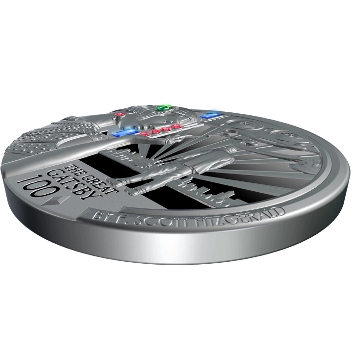 Liberia: The Great Gatsby $5 Srebro 2025 Prooflike