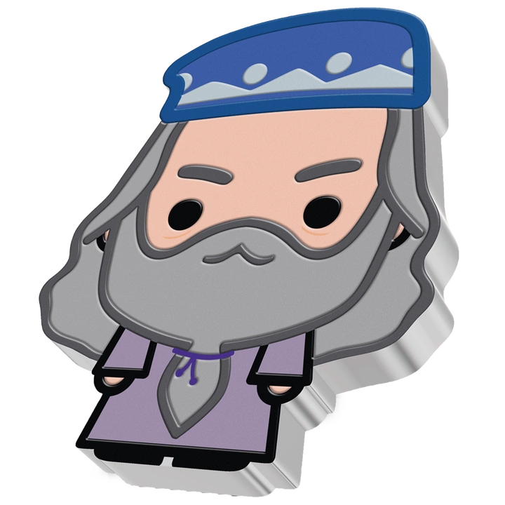 Niue: Harry Potter - Dumbledore Chibi Coin kolorowany 1 uncja Srebra 2020 Proof