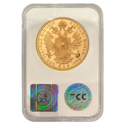 4 Dukaty Austriackie 1915 „Czworak" MS66 GCN