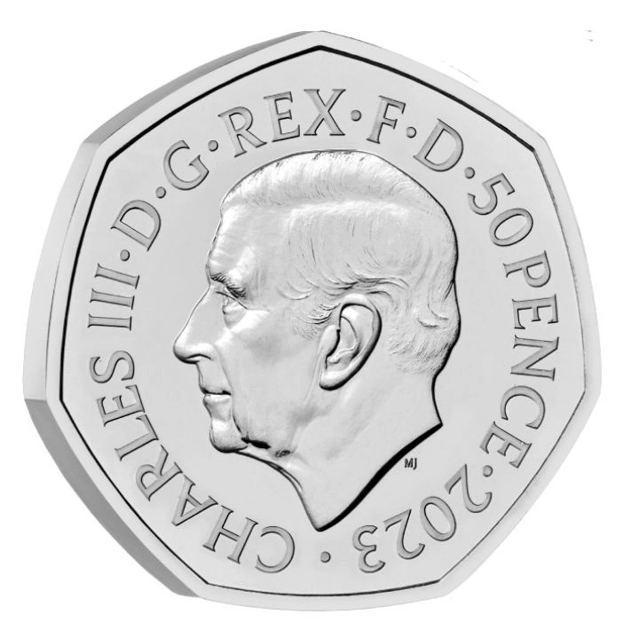 Zestaw 5 monet Wielka Brytania Miedzionikiel 2023 Commemorative Coin