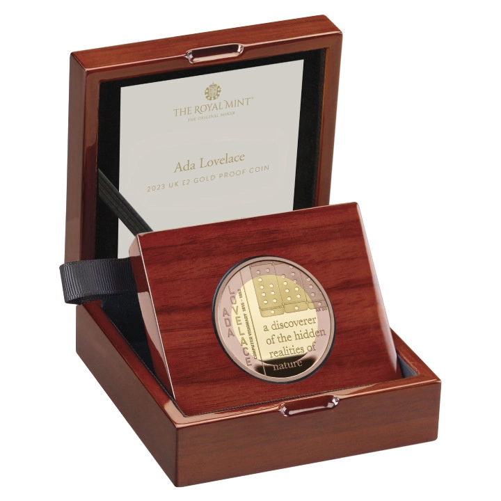 Ada Lovelace £2 Złoto 2023 Proof