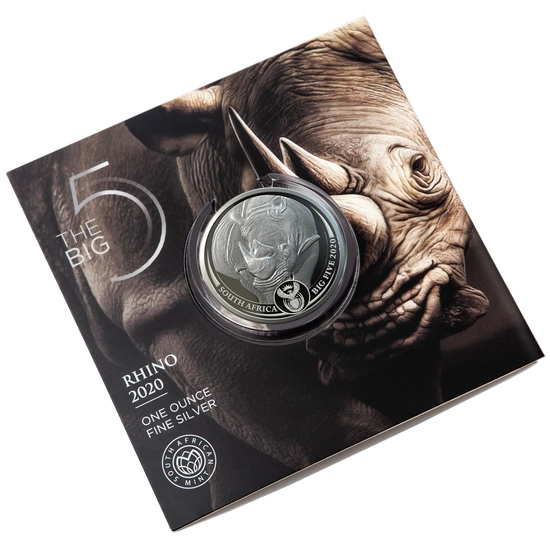Big Five: Rhino 1 uncja Srebra 2020