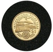 Międzynarodowy Rok Polarny 1/25 uncji Złota 2007 Proof
