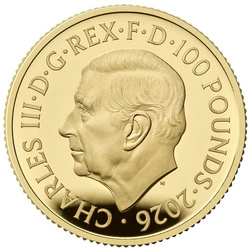 Royal Mint Lunar: Rok Konia 1 uncja Złota 2026 Proof